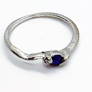 🔥HOT SALE🔥Blue Rhinestone Fashion Ring 6 1/2